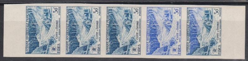Fr_West_Africa_1955_Yvert_61-Scott_72_five_w
