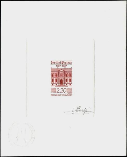 France_1987_Yvert_2496-Scott_red-brown