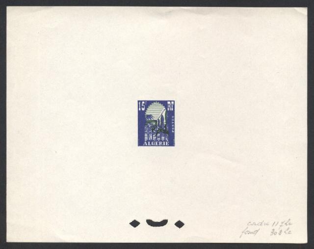 Algeria_1954_Yvert_314a-Scott_258_unadopted_15f_Musee_du_Bardo_blue_117_Lc_green_303_Lc_typo_CP