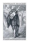 France_1953_Yvert_957a-Scott_690_unadopted_Figaro_black_AP_detail