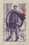 Algeria_1950_Yvert_282b-Scott_B58_unadopted_red_overprint_Postman_violet_1522_Lc_CP_detail