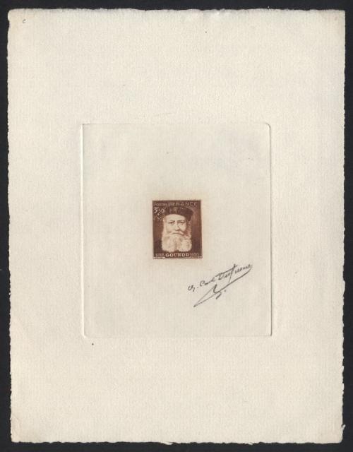 France_1944_Yvert_601-Scott_B174_3f50_+_1f50_unadopted_Gounod_brown_ca_AP