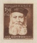 France_1944_Yvert_601-Scott_B174_3f50_+_1f50_unadopted_Gounod_brown_ca_AP_detail