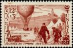 Tunisia_1955_Yvert_388-Scott_B123_Ballon-poste_IS