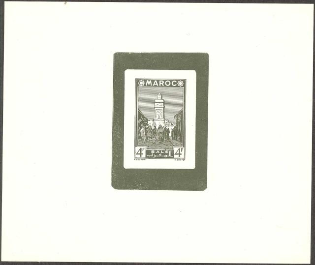 Morocco_1939_Yvert_194a-Scott_unissued_in_typo_Mosquee_de_Sale_black_AP