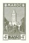 Morocco_1939_Yvert_194a-Scott_unissued_in_typo_Mosquee_de_Sale_black_AP_detail
