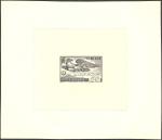 Tunisia_1950_Yvert_PA14a-Scott_C15_unadopted_50f_Sousse_Eagle_black_AP
