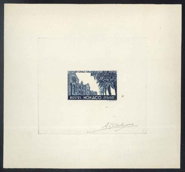Monaco_1938_Yvert_168-Scott_B25_blue_db