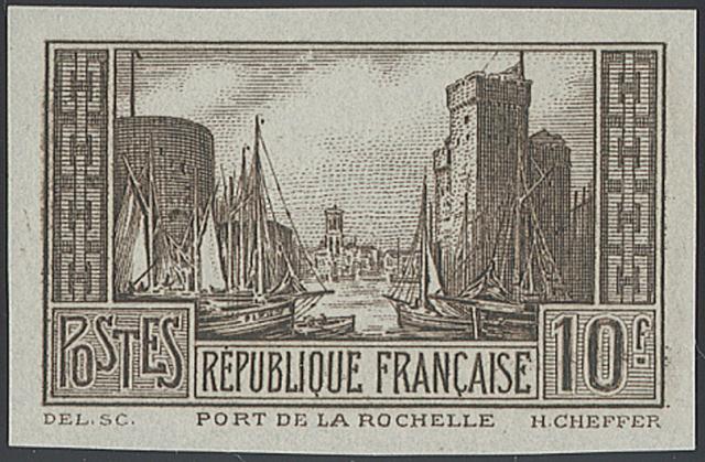 France_1929_Yvert_261c-Scott_251_Port_de_la_Rochelle_black_k_US