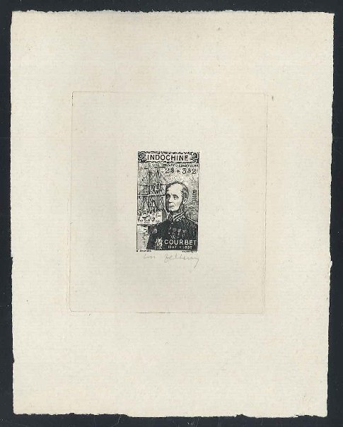 Indochine_1943_Yvert_266a-Scott_unadopted_2p_+_3p20_Amedee_Courbet_black_b_AP