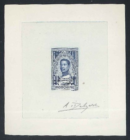 Indochina_1936_Yvert_192a-Scott_unadopted_King_Monivoi_blue_AP