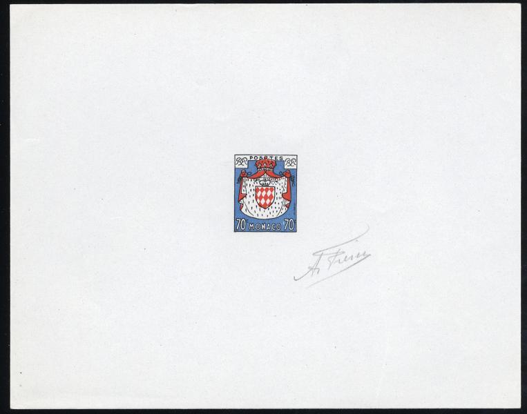 Monaco_1954_Yvert_406-Scott_313_multicolor_typo_d