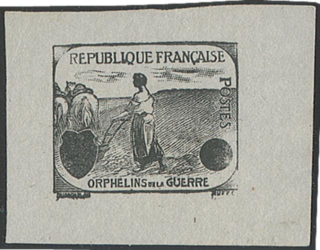 France_1917_Yvert_150a-Scott_B5_unadopted_15c_+_10c_Orphelins_etat_black_typo_f_ESS