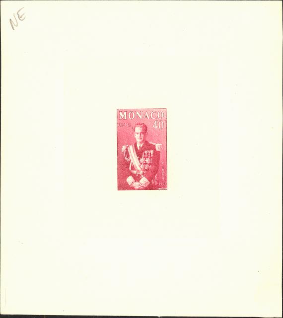 Monaco_1956_Yvert_450a-Scott_360_unadopted_Rainier_III_red_ab_AP
