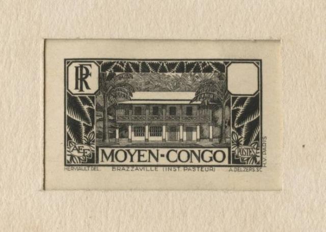 Congo_1933_Yvert_122a-Scott_unissued_in_TD_Institut_Pasteur_etat_black_CP_detail