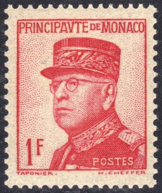 Monaco_1938_Yvert_163-Scott_Louis_II_IS
