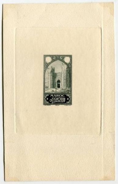 Morocco_1917_Yvert_69-Scott_61_etat_black