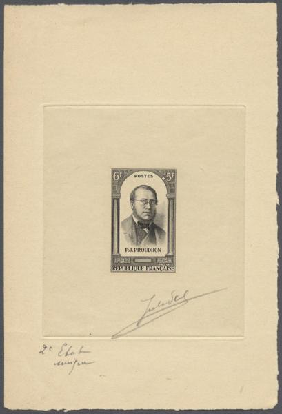 France_1948_Yvert_799-Scott_B228_2eme_etat_black