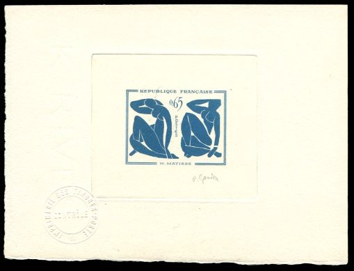 France_1961_Yvert_1320-Scott_1016_blue_cb
