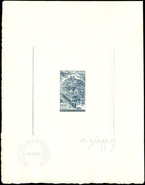 France_1963_Yvert_1392-Scott_1070_blue_db