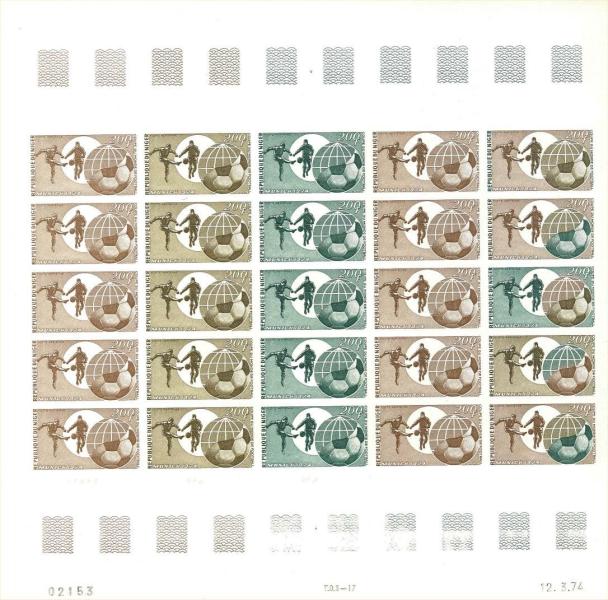 Niger_1974_Yvert_PA229-Scott_C230_full_sheet