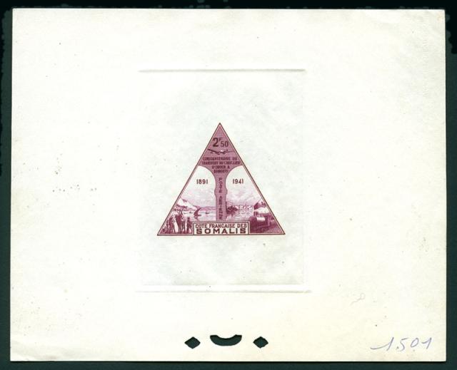 Somali_Coast_1943_Yvert_PA11a-Scott_C5_unissued_2f50_Capital_removal_lilac_1501_CP