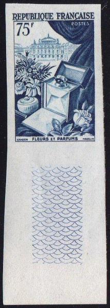 France_1954_Yvert_974-Scott_715_blue_a