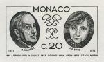 Monaco_1976_Yvert_1044a-Scott_1010_unadopted_Maurois_and_Colette_black_AP_detail_a