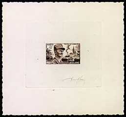 France_1948_Yvert_815-Scott_604_dark-brown_b