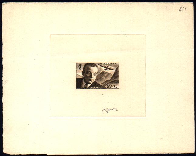 France_1948_Yvert_PA21-Scott_CB1_dark-brown_a