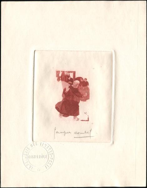 France_1963_Yvert_1377-Scott_1055_negative_red-brown_c