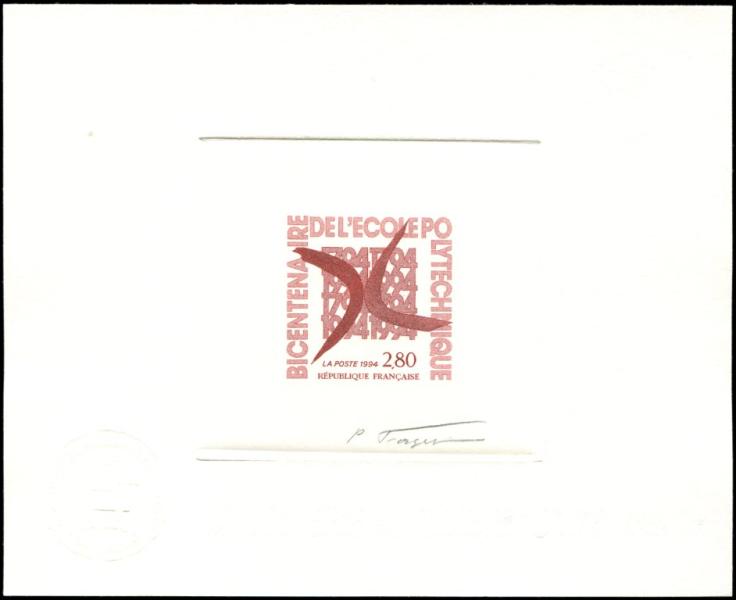 France_1994_Yvert_2862-Scott_2407_red-brown_in_TD