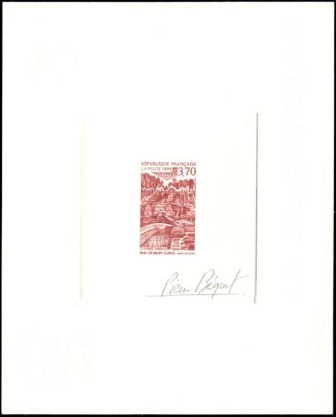 France_1994_Yvert_2905-Scott_2437_red-brown