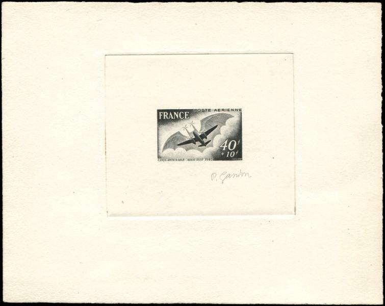 France_1948_Yvert_PA23-Scott_CB3_black_e