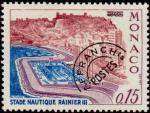 Monaco_1962_Yvert_Preoblit_24-Scott_587A_15c_Nautical_Stadium_1964_IS