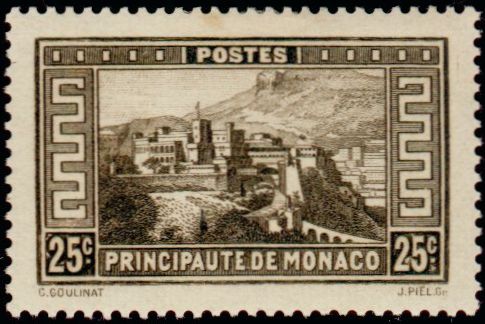 Monaco_1933_Yvert_121-Scott_120_Princes_Palace_IS