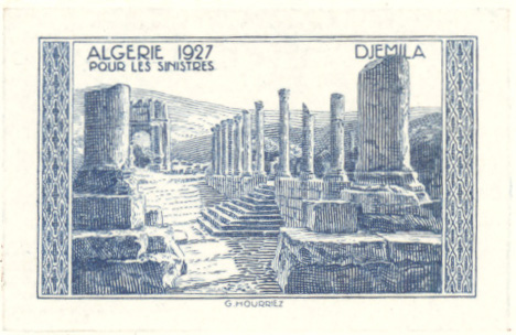 Algeria_1927_Yvert_92a-Scott_B19_unadopted_Ruines_de_Djemila_etat_blue_AP_detail