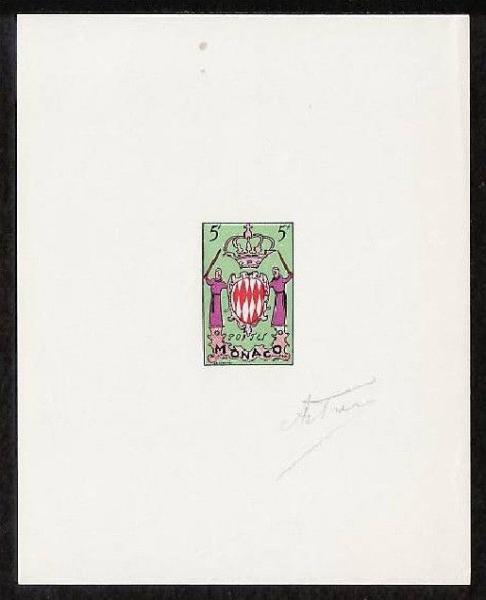 Monaco_1954_Yvert_411-Scott_318_multicolor_typo_f