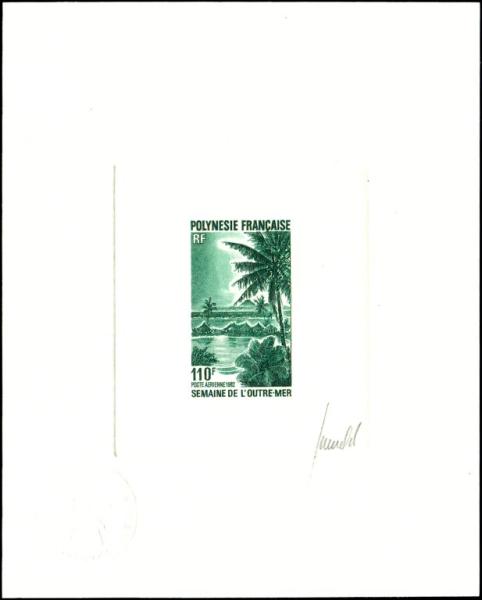 Polinesia_1982_Yvert_PA169-Scott_C193_green_ab