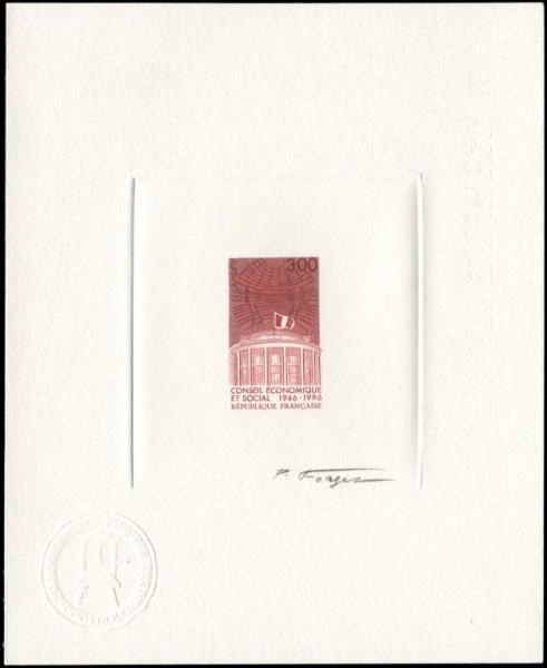 France_1996_Yvert_3034-Scott_2544_positive_red-brown