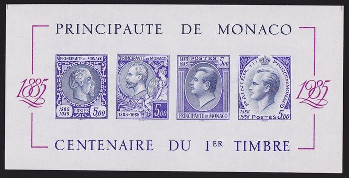 Monaco_1985_Yvert_BF33-Scott_1500_full_sheet_c