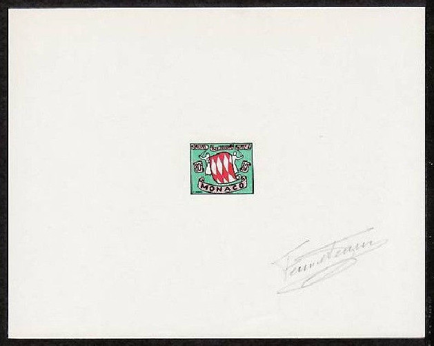 Monaco_1954_Yvert_407-Scott_314_multicolor_typo_d