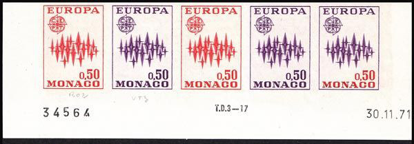 Monaco_1972_Yvert_883-Scott_831_five_a