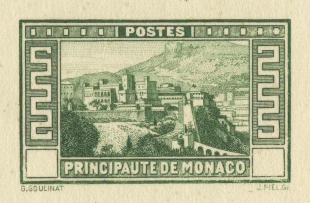 Monaco_1933_Yvert_121a-Scott_120_unadopted_Princes_Palace_etat_green_ab_AP_detail