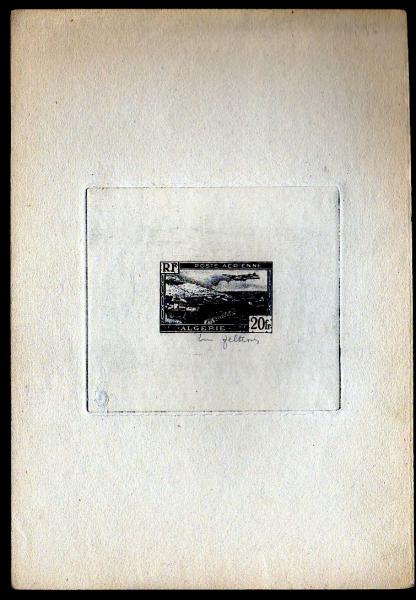 Algeria_1946_Yvert_PA4-Scott_C4_black