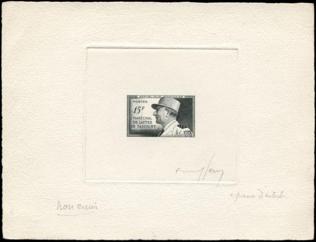 France_1952_Yvert_920a-Scott_675a_unadopted_Marechal_de_Lattre_Type_I-a_black_i_AP