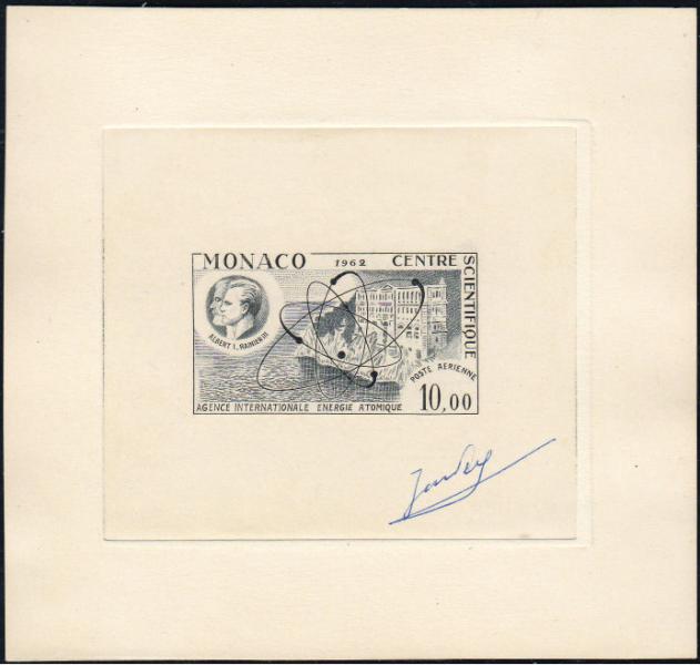 Monaco_1962_Yvert_PA80-Scott_C62_etat_grey