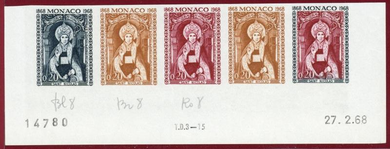 Monaco_1968_Yvert_745-Scott_685_five_f