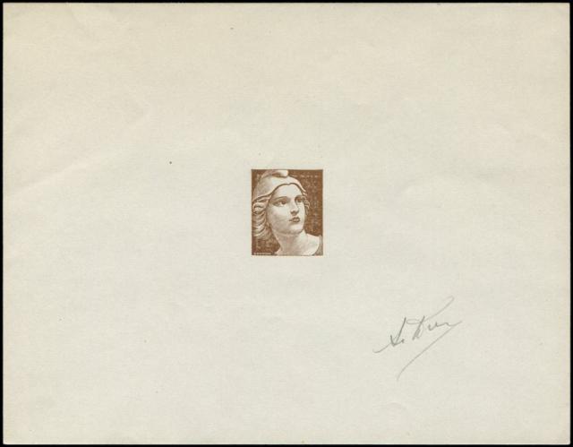 France_1945_Yvert_712c-Scott_535_unadopted_Marianne_de_Gandon_et_Freres_3eme_etat_brown_typo_ba_AP
