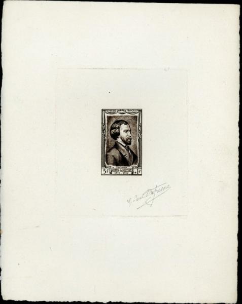 France_1951_Yvert_891-Scott_B258_dark-brown_a